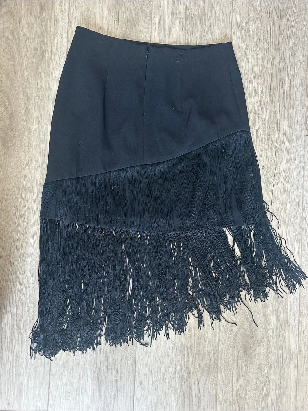 Cache vintage fringe asymmetrical skirt - Picture 5 of 8